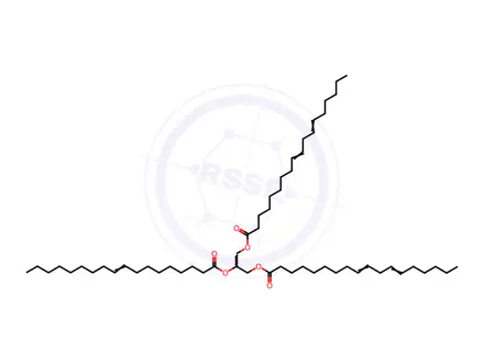 Chemical structure of 1,3-Linolein-2-Olein