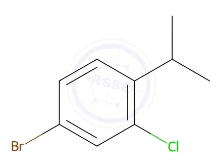 Chemical structure of 4-Bromo-2-chloro-1-isopropylbenzene