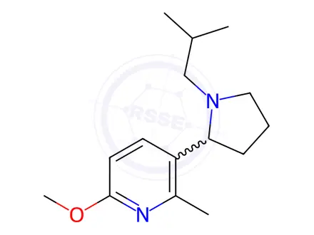Chemical structure of 3-(1-Isobutylpyrrolidin-2-yl)-6-methoxy-2-methylpyridine