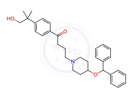 Chemical structure of Hydroxy Ebastine