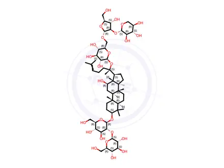 Chemical structure of Ginsenoside Ra2