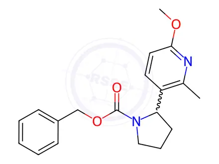 Chemical structure of Benzyl 2-(6-methoxy-2-methylpyridin-3-yl)pyrrolidine-1-carboxylate