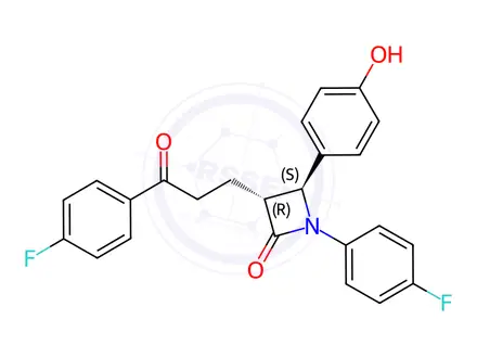 Chemical structure of Ezetimibe Impurity A