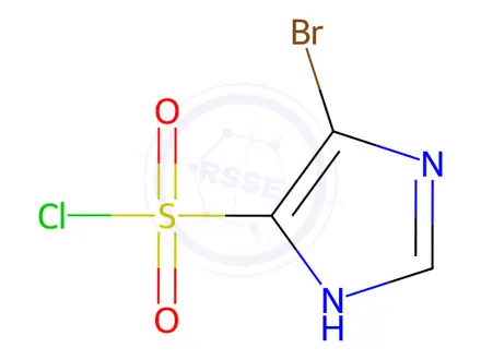 Chemical structure of 4-Bromo-1H-imidazole-5-sulfonyl Chloride