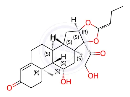 Chemical structure of Budesonide EP Impurity G