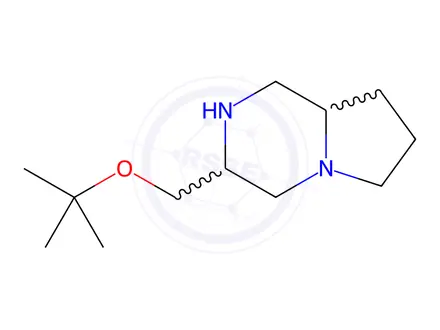 Chemical structure of (3R,8AR)-3-(tert-butoxymethyl)octahydropyrrolo[1,2-a]pyrazine