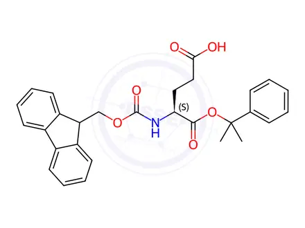 Chemical structure of Fmoc-Glu-2-phenylisopropyl ester