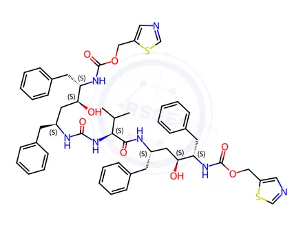 Chemical structure of Ritonavir EP Impurity S