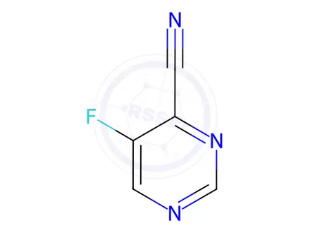 Chemical structure of 5-Fluoropyrimidine-4-carbonitrile