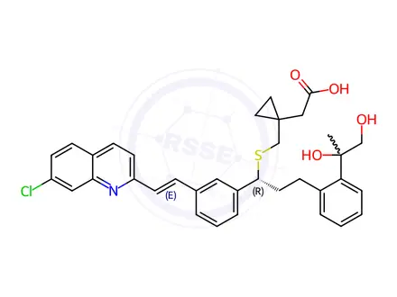 Chemical structure of Montelukast Sodium Impurity 31