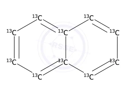 Chemical structure of Naphthalene-13C10