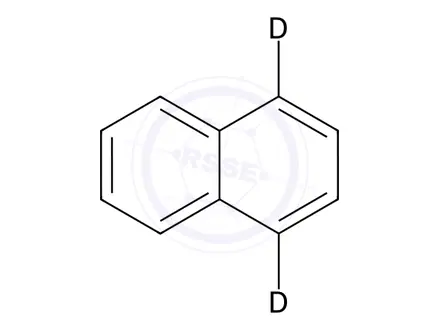 Chemical structure of NAPHTHALENE-1,4-D2