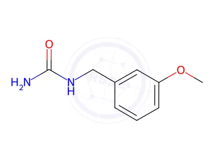 Chemical structure of [(3-methoxyphenyl)methyl]urea