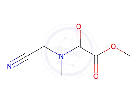 Chemical structure of Acetic acid, [(cyanomethyl)methylamino]oxo-, methyl ester (9CI)