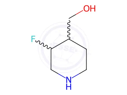 Chemical structure of [cis-3-Fluoro-4-piperidyl]methanol