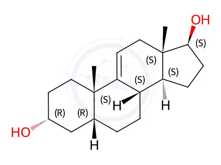 Chemical structure of (3R,5R,8S,10S,13S,14S,17S)-10,13-Dimethyl-2,3,4,5,6,7,8,10,12,13,14,15,16,17-tetradecahydro-1H-cyclopenta[a]phenanthrene-3,17-diol