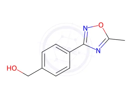 Chemical structure of (4-(5-Methyl-1,2,4-oxadiazol-3-yl)phenyl)methanol
