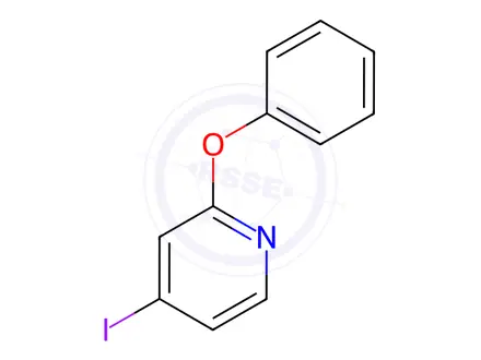 Chemical structure of 4-Iodo-2-Phenoxypyridine