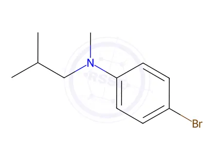 Chemical structure of 4-Bromo-N-isobutyl-N-methylaniline