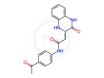 Chemical structure of n-(4-Acetylphenyl)-2-(3-oxo-1,2,3,4-tetrahydroquinoxalin-2-yl)acetamide