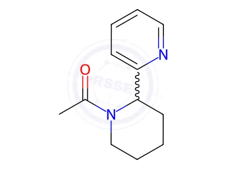 Chemical structure of 1-(2-(Pyridin-2-yl)piperidin-1-yl)ethanone