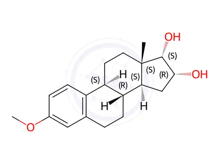 Chemical structure of Estriol Impurity 11