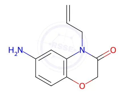 Chemical structure of 4-Allyl-6-amino-2h-benzo[b][1,4]oxazin-3(4h)-one