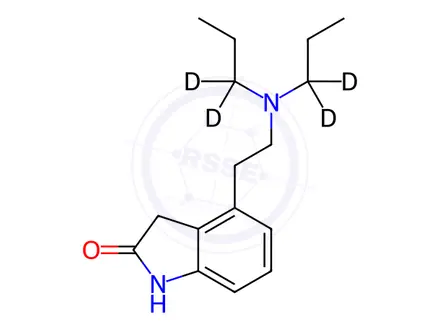 Chemical structure of Ropinirole-d4 Hydrochloride