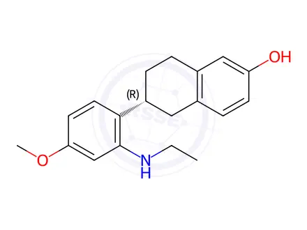 Chemical structure of Elacestrant Impurity 26