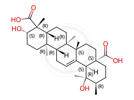 Chemical structure of Ilexgenin A