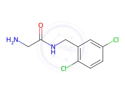 Chemical structure of 2-Amino-N-(2,5-dichlorobenzyl)acetamide