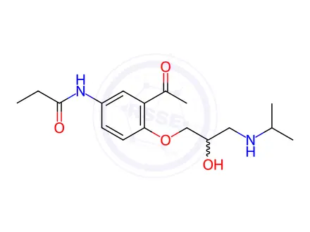 Chemical structure of Acebutolol EP Impurity J