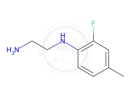 Chemical structure of N1-(2-Fluoro-4-methylphenyl)ethane-1,2-diamine