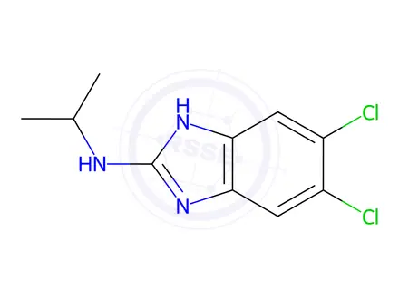 Chemical structure of Maribavir Impurity 11