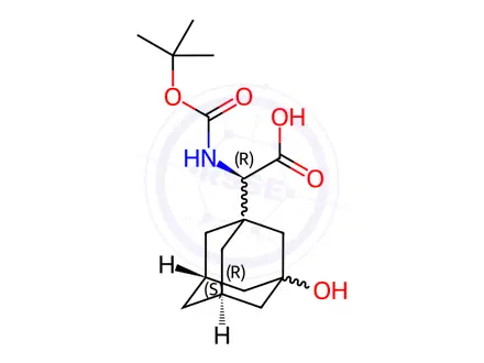 Chemical structure of Saxagliptin Impurity 21