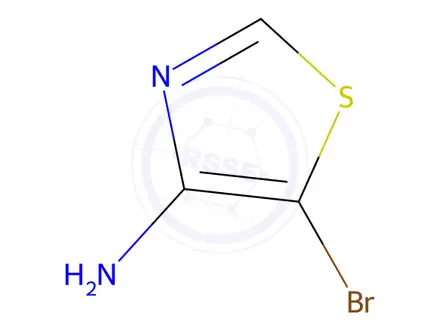 Chemical structure of 5-bromothiazol-4-amine