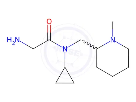 Chemical structure of 2-Amino-N-cyclopropyl-N-((1-methylpiperidin-2-yl)methyl)acetamide