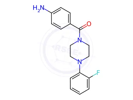 Chemical structure of (4-Aminophenyl)(4-(2-fluorophenyl)piperazin-1-yl)methanone