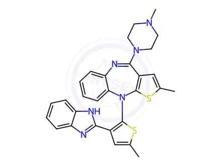 Chemical structure of Olanzapine Impurity 41