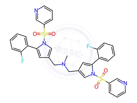 Chemical structure of Vonoprazan Impurity 17