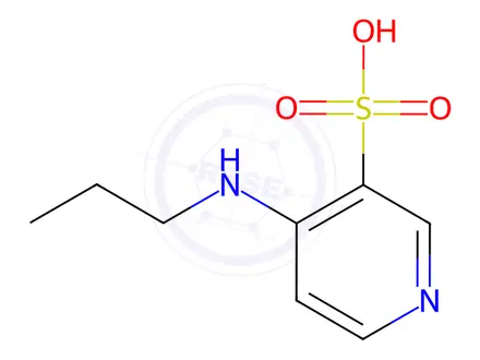 Chemical structure of 4-(Propylamino)pyridine-3-sulfonic acid