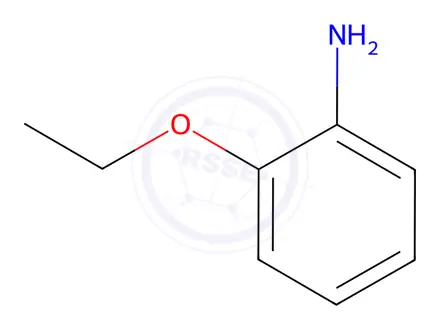 Chemical structure of o-phenetidine hydrochloride