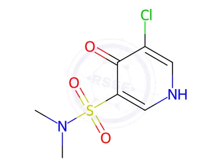 Chemical structure of 5-Chloro-N,N-dimethyl-4-oxo-1,4-dihydropyridine-3-sulfonamide