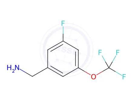 Chemical structure of 3-Fluoro-5-(trifluoroMethoxy)benzylaMine