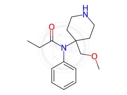 Chemical structure of Noralfentanil Hydrochloride