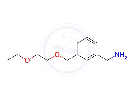 Chemical structure of 1-{3-[(2-ethoxyethoxy)methyl]phenyl}methanamine