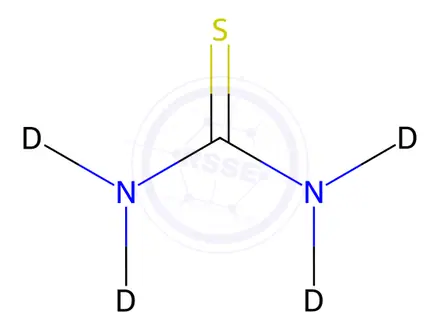 Chemical structure of THIOUREA-D4