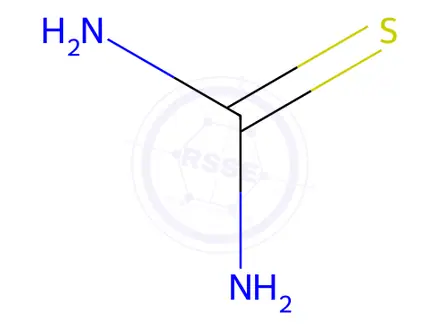 Chemical structure of Thiourea