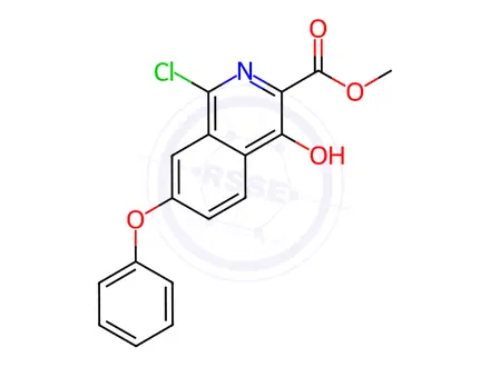 Chemical structure of Roxadustat Impurity 59