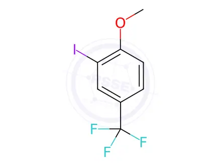 Chemical structure of 2-Iodo-1-methoxy-4-(trifluoromethyl)benzene